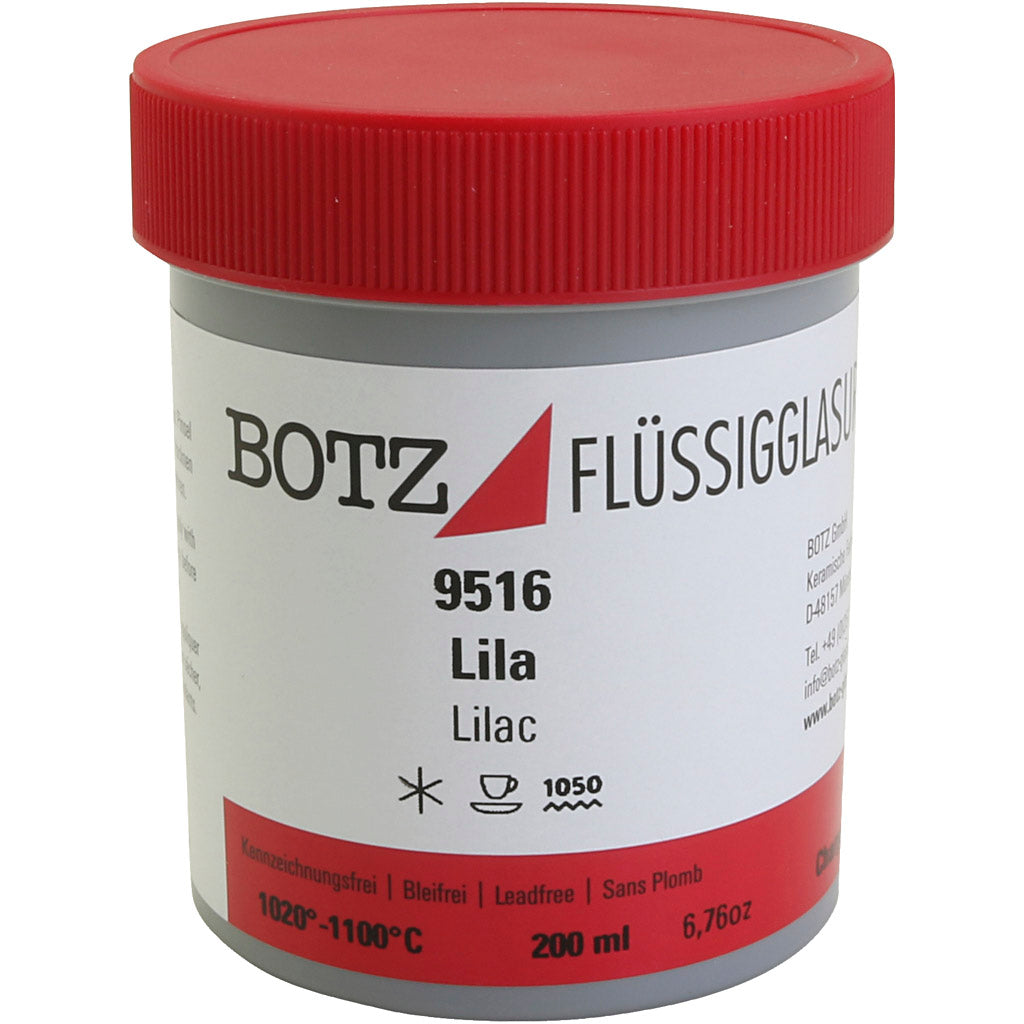 Glazuur voor klei, paars, 200 ml 1 doosje