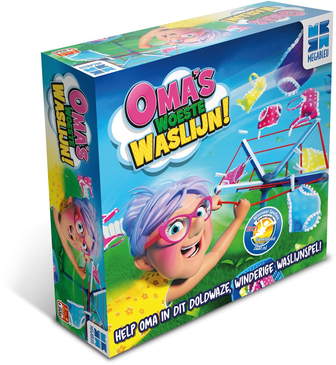 Brandunit megableu oma apos;s woeste waslijn actiespel