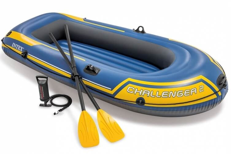 Intex - Challenger 2 Set - Met peddels en pomp