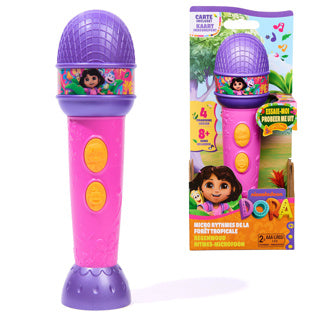Spinmaster dora microfoon met muziek geluid (nl fr)