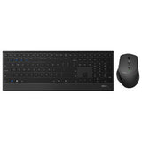 Rapoo 9500m multi-mode wireless optical combo set ui version black