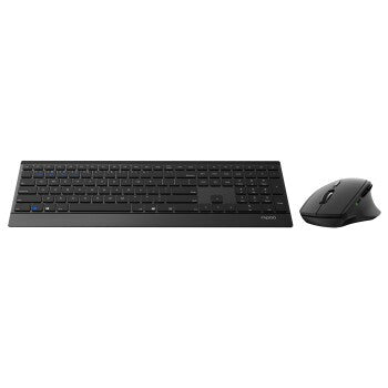 Rapoo 9500m multi-mode wireless optical combo set ui version black