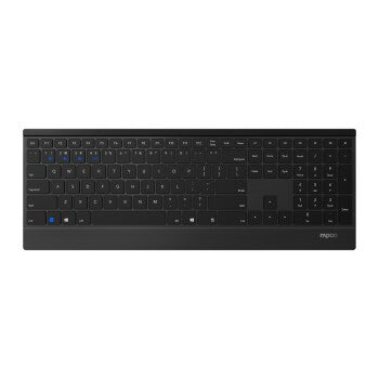 Rapoo 9500m multi-mode wireless optical combo set ui version black