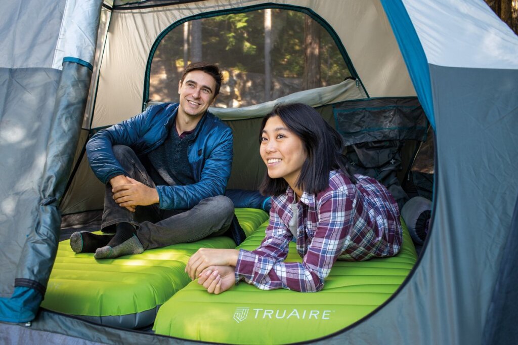 Intex 64097np truaire twin dura-beam camping mattress met quickfill usb150 luchtpomp 191x76x17cm