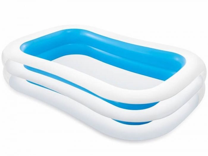 Intex Opblaasbaar zwembad Family Pool blauw