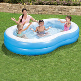 Bestway familiezwembad big lagoon 262x157x46 cm