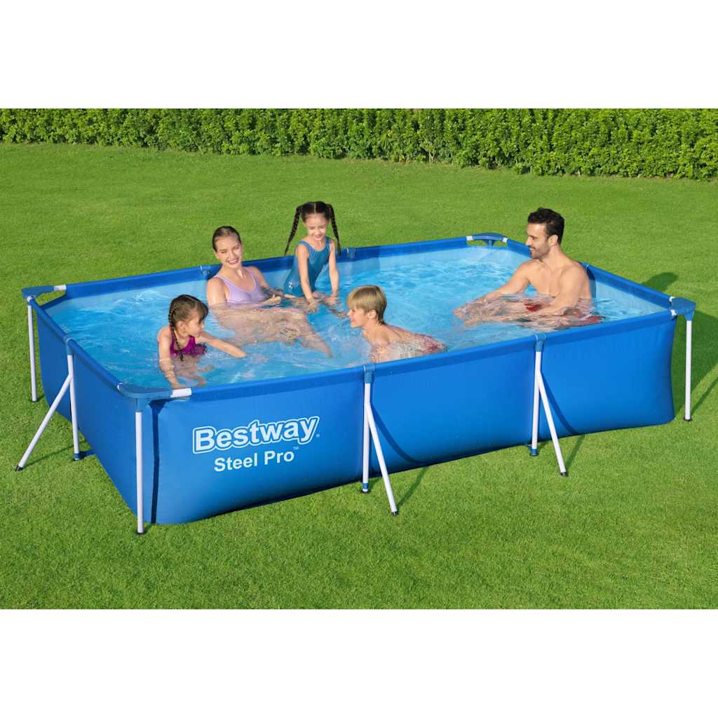 Bestway zwembad steel pro rechthoek 300