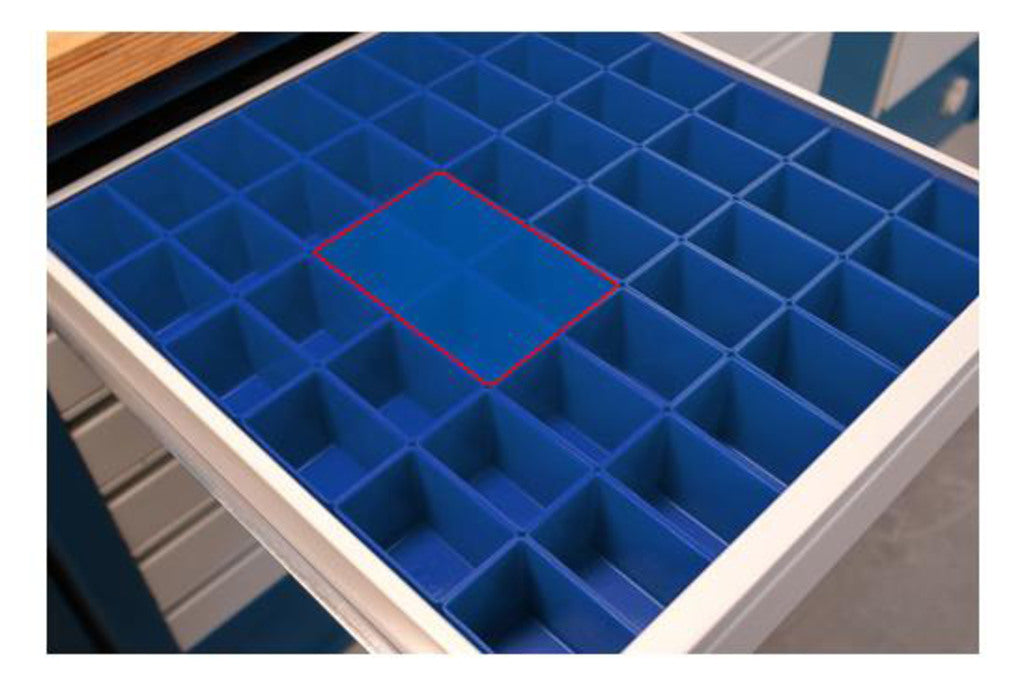 Raaco magad bakje a7-1 blauw 47x79x109 ds a 24