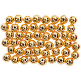 Creativ company waskralen, d 5 mm, gatgrootte 0,7 mm, goud, 100 stuk 1 doos
