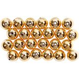 Creativ company waskralen, d 8 mm, gatgrootte 1 mm, goud, 50 stuk 1 doos