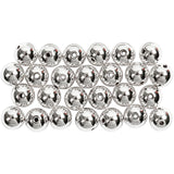 Creativ company waskralen, d 8 mm, gatgrootte 1 mm, zilver, 50 stuk 1 doos