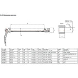 SrSuntour Suntour steekas q-loc 15 100mm 15qlc32 alloy trekking fka097-25