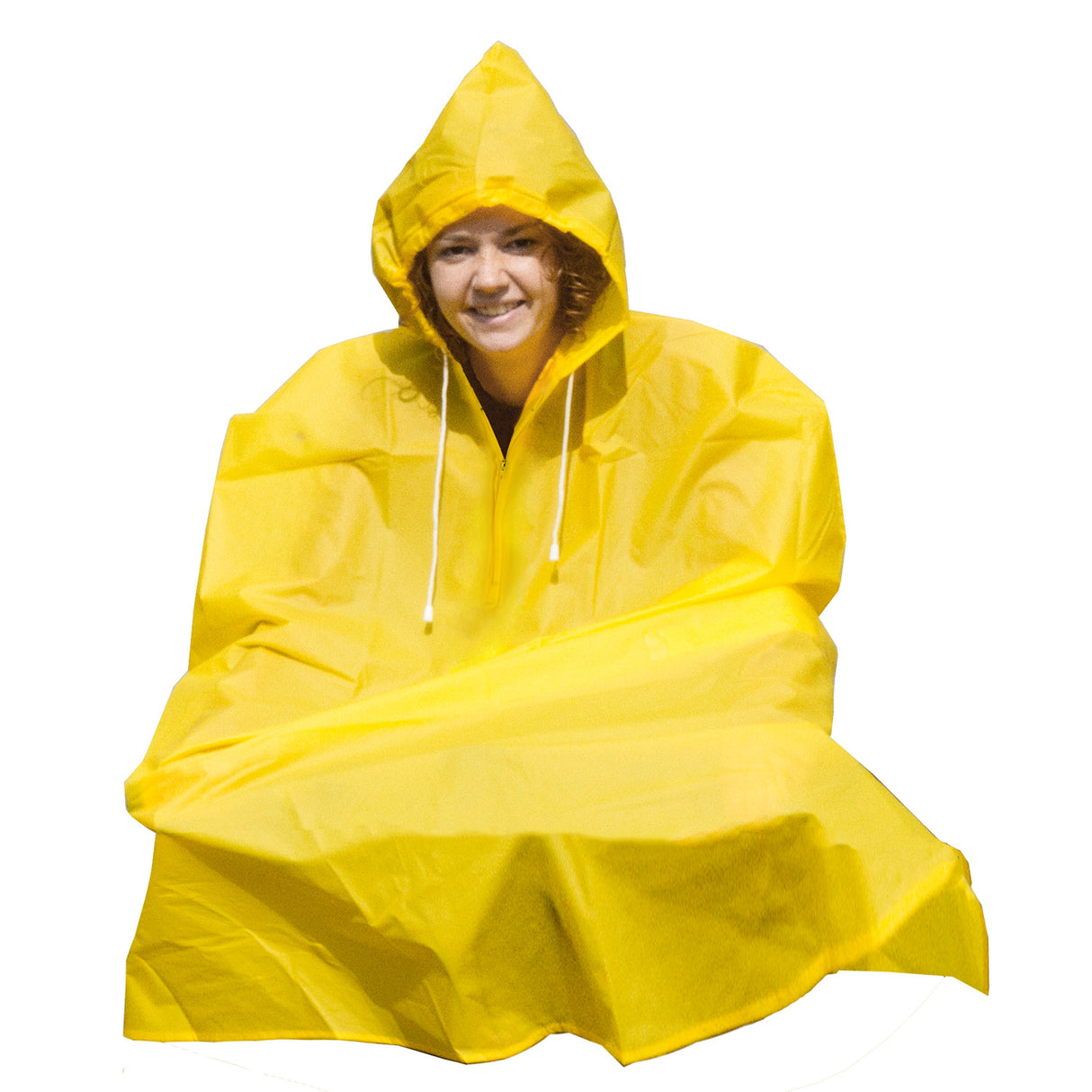 Puch regenponcho groot volwassen - geel
