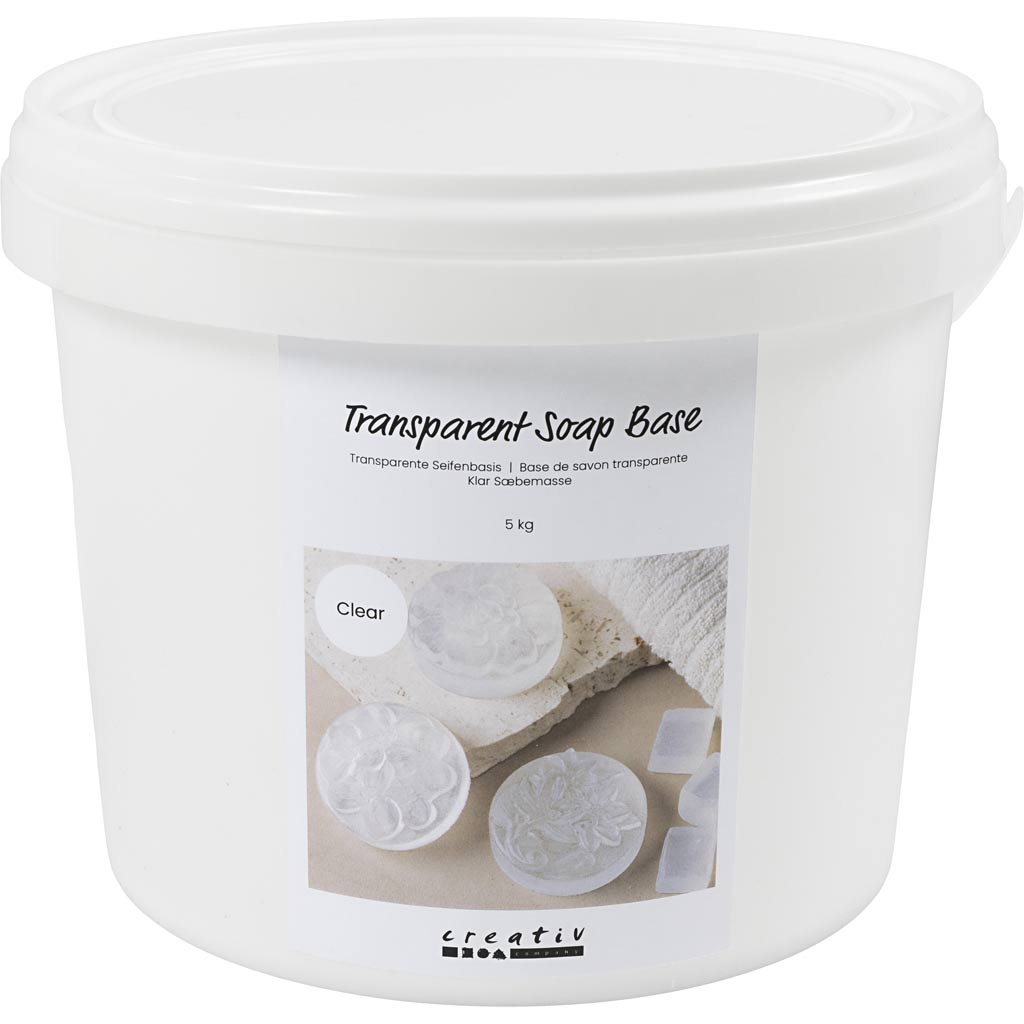 Creativ company transparante zeepbasis, korrels, 5000 gr 1 doos