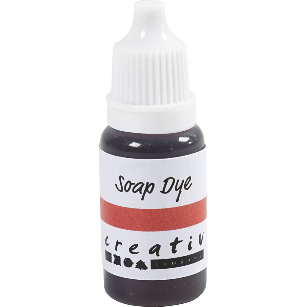 Creativ company zeep verf, rood, 10 ml 1 fles