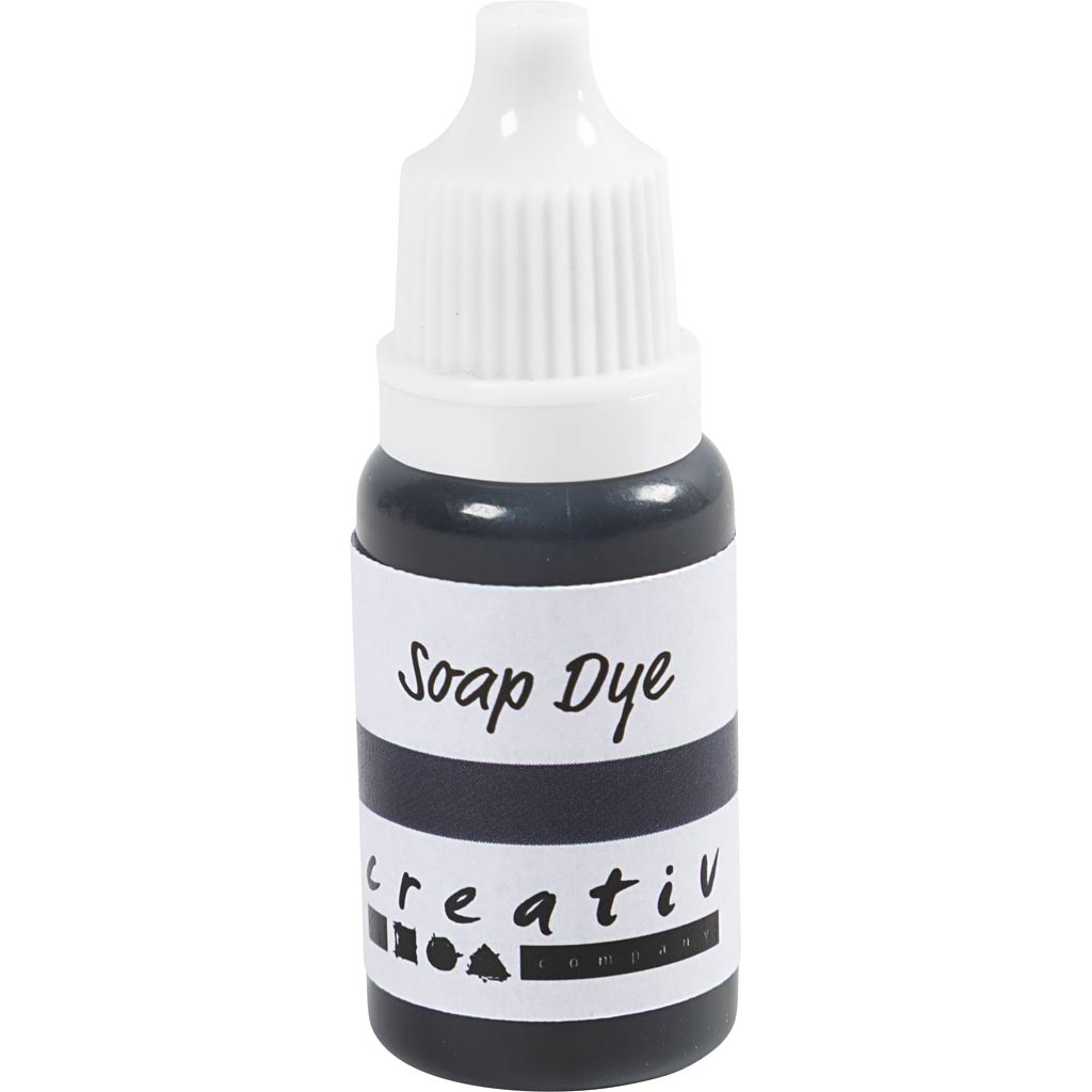 Creativ company zeep verf, zwart, 10 ml 1 fles