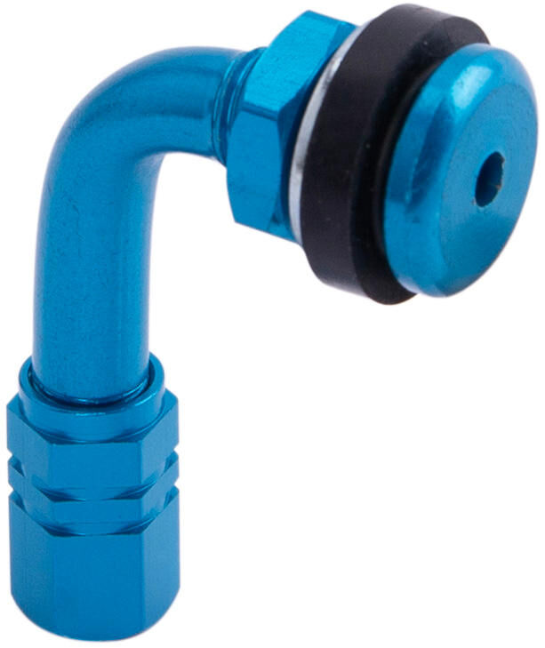 Spec-x haakse ventiel rim valve 90 degrees blue