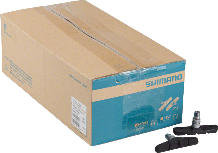 Shimano remschoen m70t3 br.shoe shim. m70t3 cart.50 pairs pack