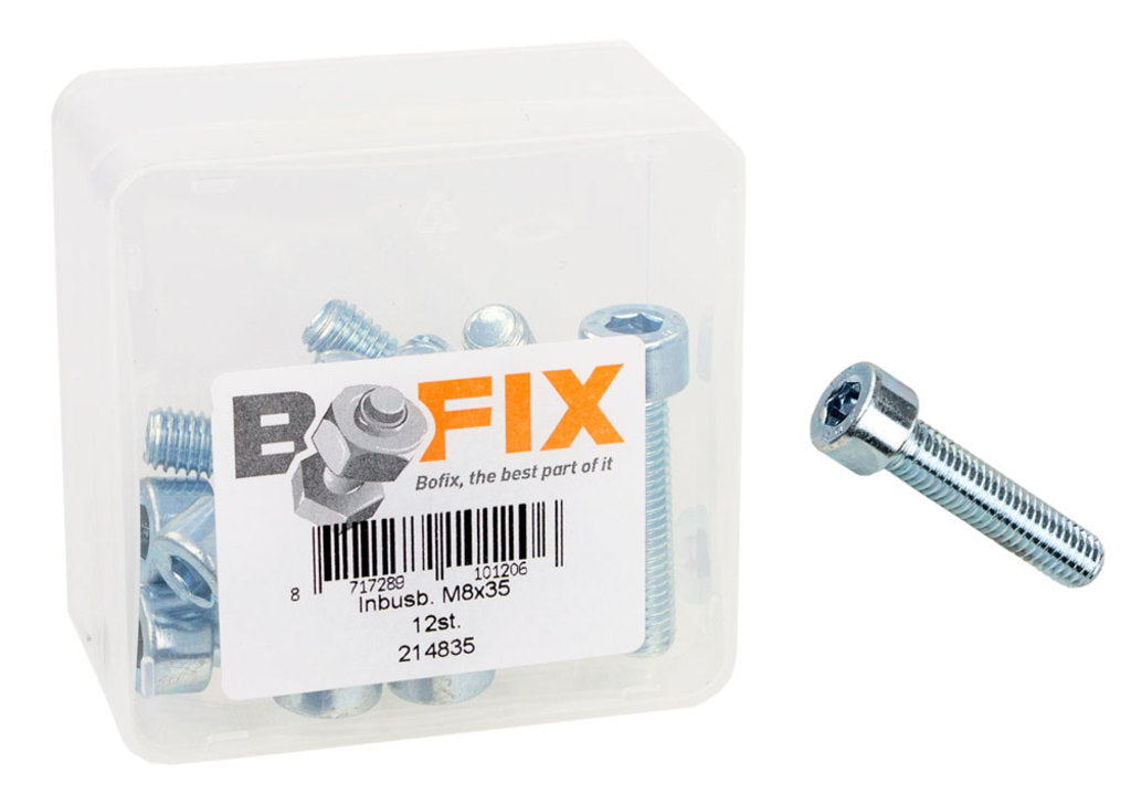 Bofix bout m8x35 inbus ds a 12