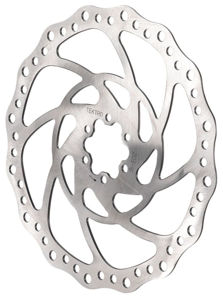 Kt tero tr203-16 remschijf rotor ø203mm 1.85mm 6-punt zilver