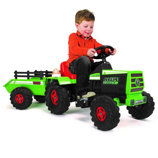 Injusa accu tractor 6v 136x52x50cm