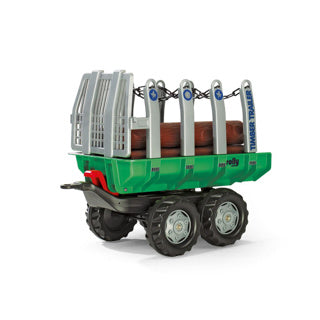 Rolly toys aanhanger met boomstammen