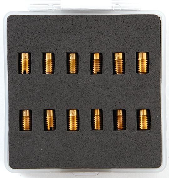 Naraku hoofdsproeier set m6 . main jet set 12 pieces gurtner carburetor gr.74-