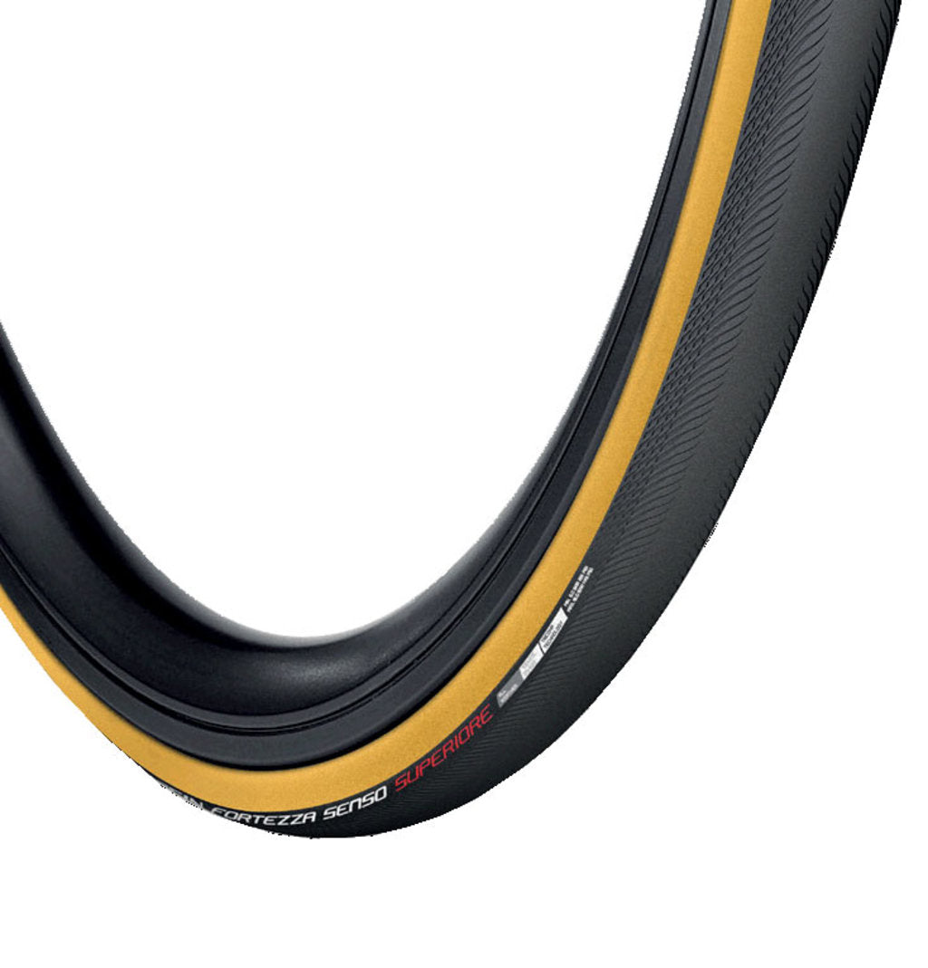 Vredestein buitenband Fortezza Senso Superiore 700 x 25C zwart tran