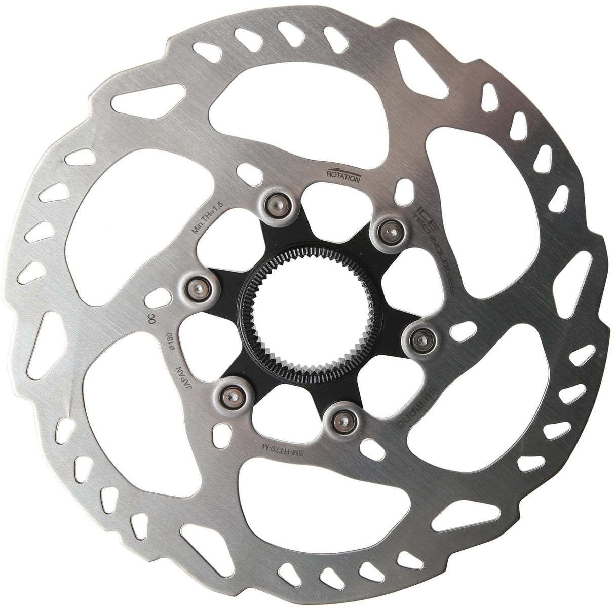 Shimano remschijf "slx sm-rt70" rotor shim. slx 160mm inner toothing
