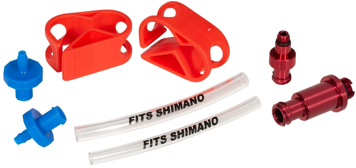 Ontluchtingskit Elvedes voor het ontluchten van Shimano hydraulische remsystemen.