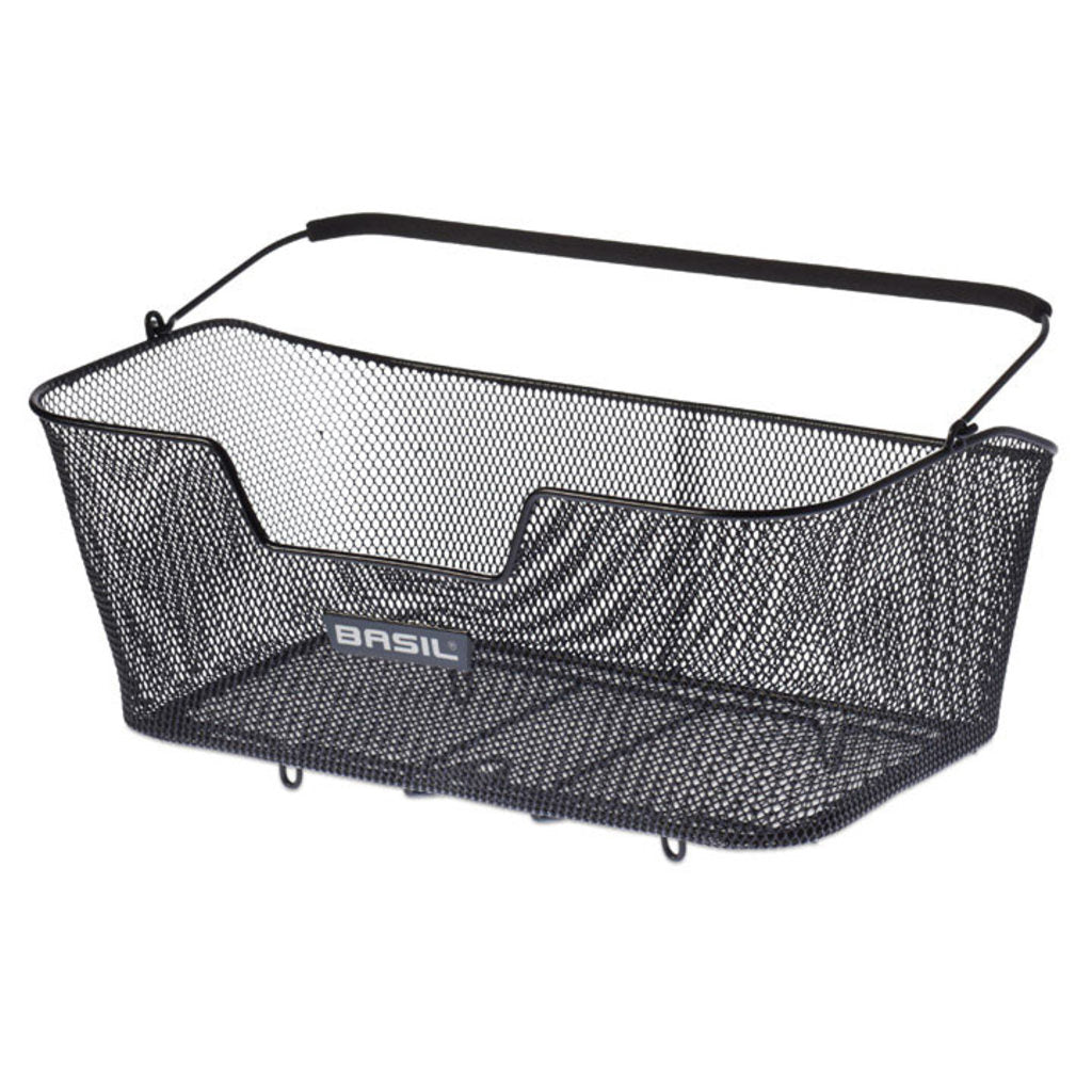 Basil Base XL - fietsmand - achterop - zwart