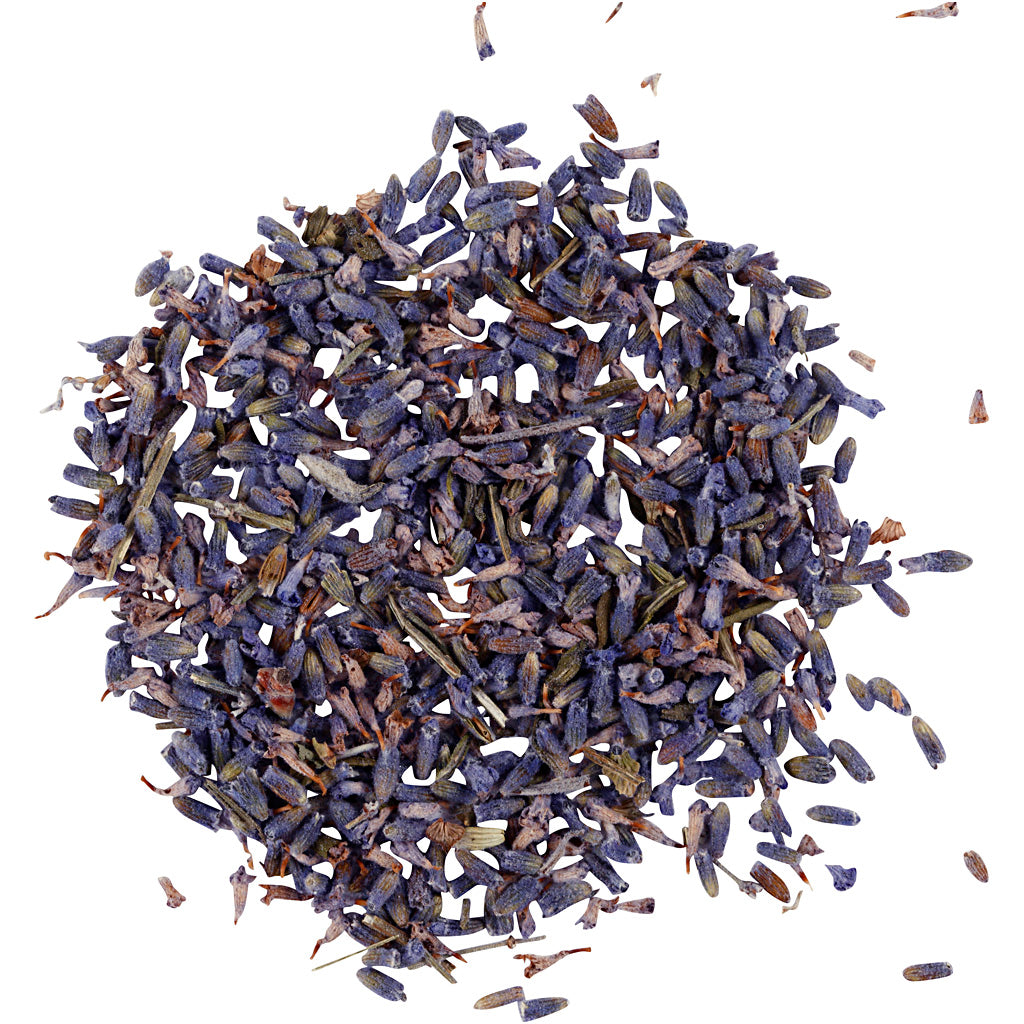 Creativ company gedroogde bloemen, lavendel, ca. 15 gr, 15 gr, lavendelblauw, 1 doos