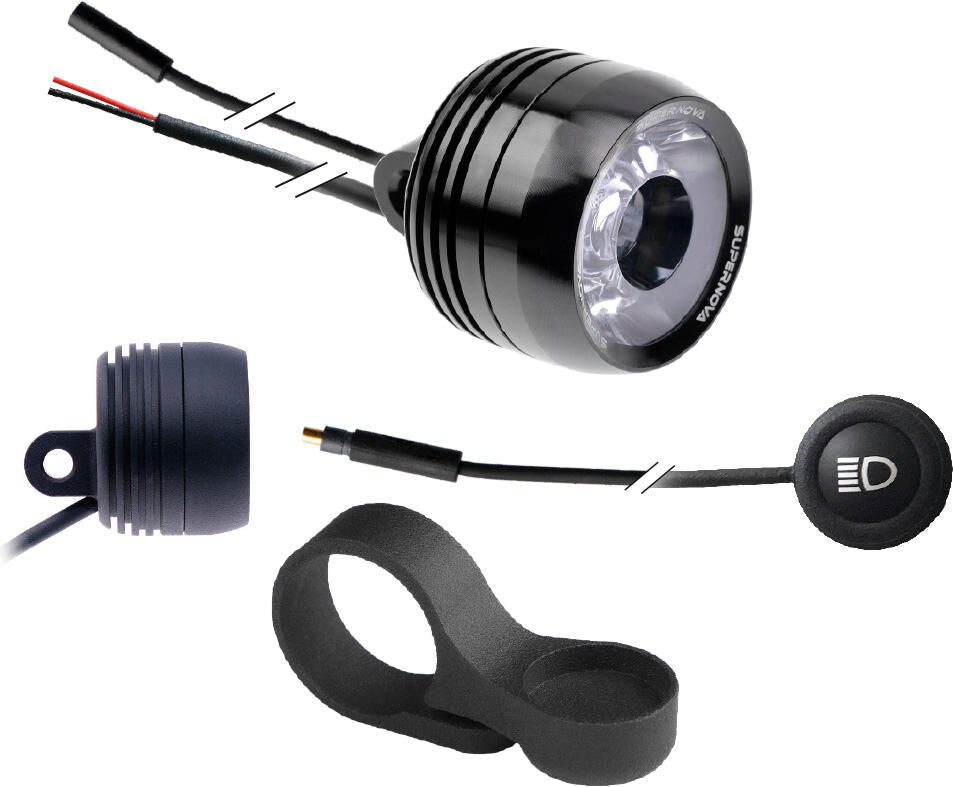 Supernova led koplamp "mini 2 pro". supernova front light mini2 pro black