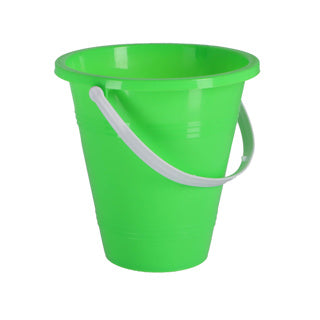 Overige merken emmer met handvat assorti oranje, groen, geel en blauw