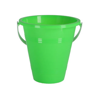 Overige merken emmer met handvat assorti oranje, groen, geel en blauw