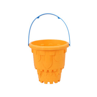 Kasteel emmer met handvat assorti blauw, groen, rood en oranje
