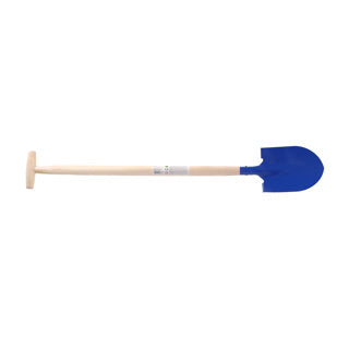 Schep metaal met punt 91 cm assorti