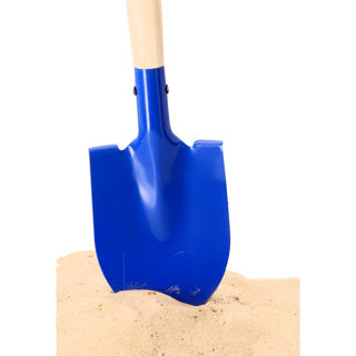 Schep metaal met punt 77 cm assorti
