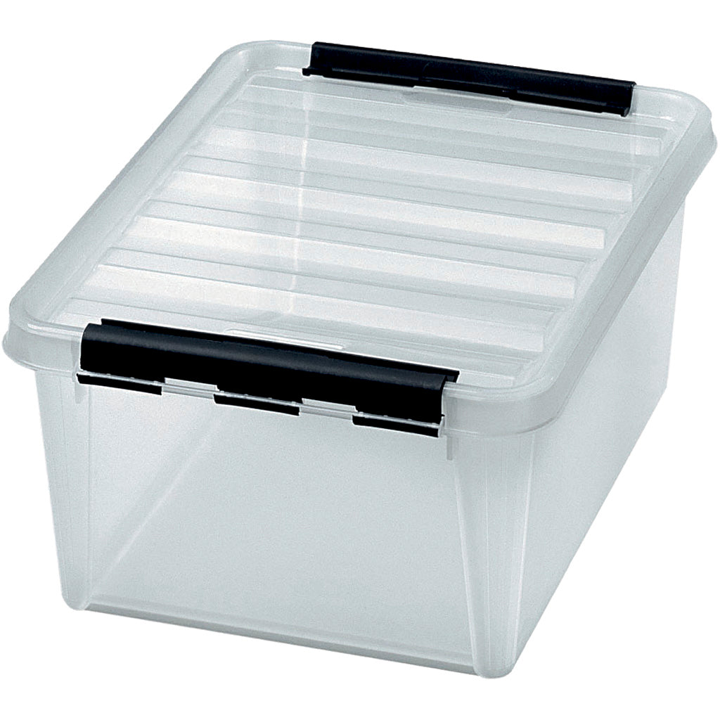 Opbergdoos met deksel, afm 40x30x18,5, 15 l, 1 stuk