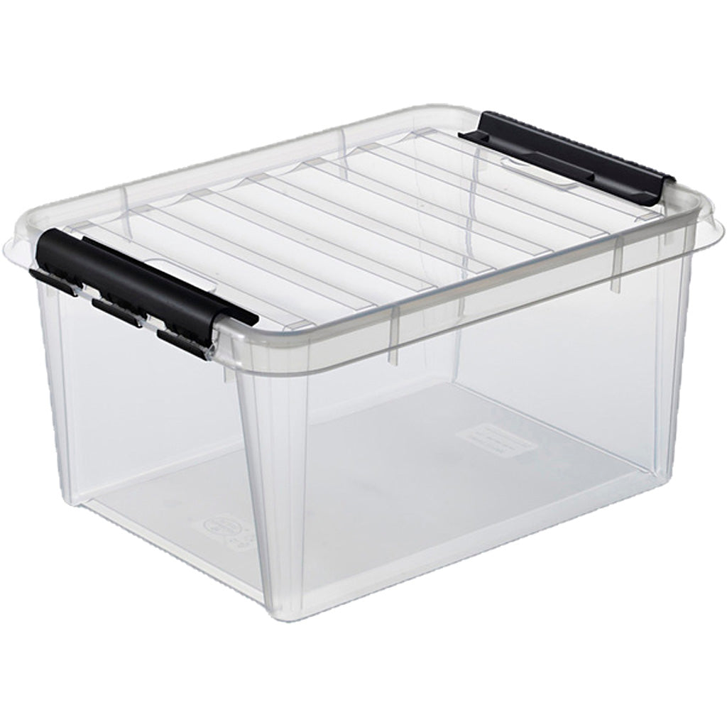 Opbergdoos met deksel, afm 50x39x26 cm, 32 l, 1 stuk
