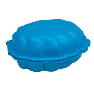 zandbak met deksel Schelp 102 x 88 x 20 cm blauw