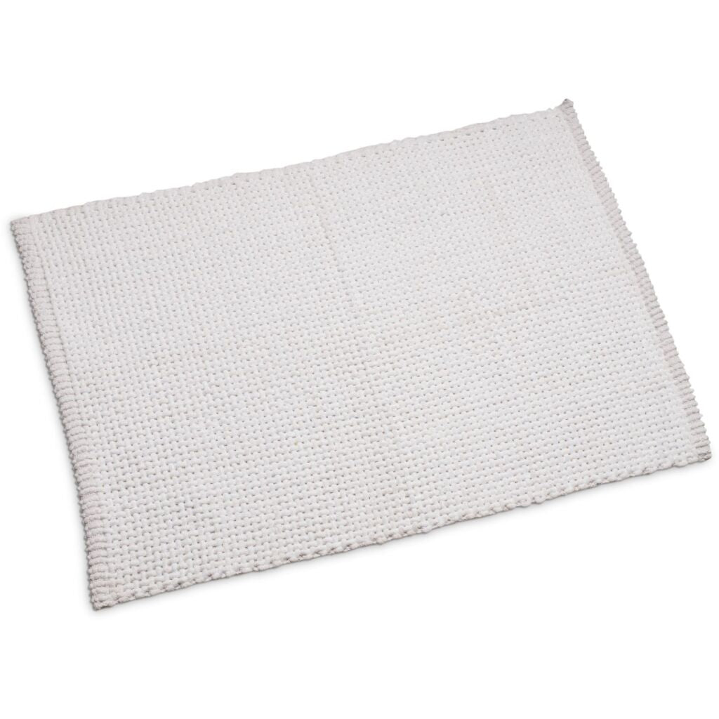 Wicotex anti-slip badmat braid 60x90 cm wit