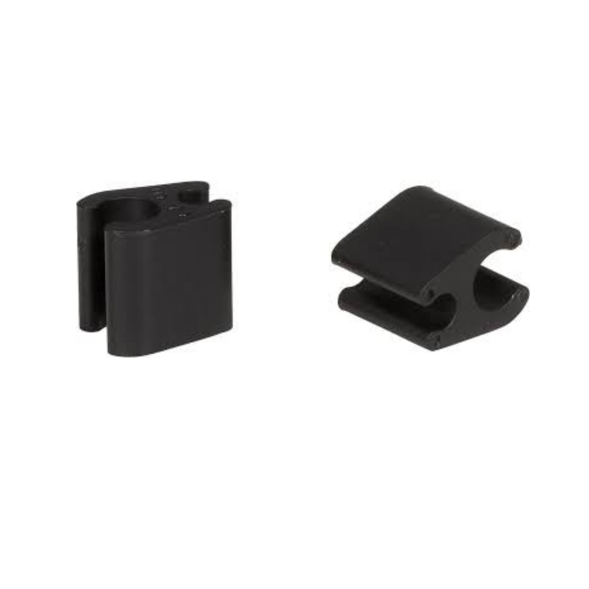 Elvedes Kabelclips Duo PVC 4,1 mm + 4,1 mm zwart (50 stuks)