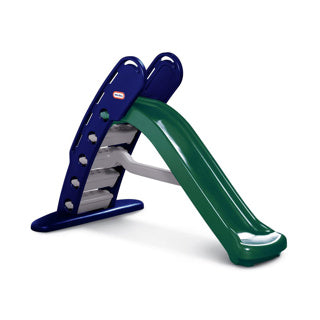 Little tikes glijbaan giant slide groen met blauw