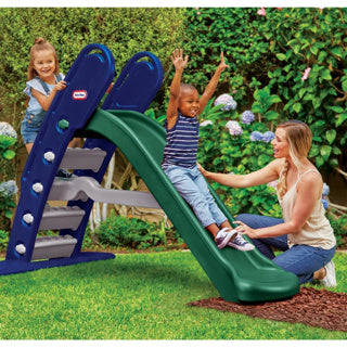 Little tikes glijbaan giant slide groen met blauw
