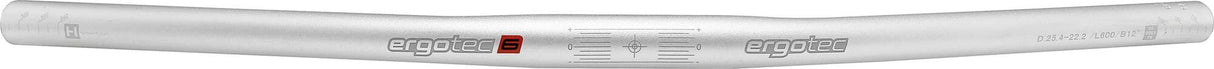 Ergotec stuur "flat bar" bar ergotec flat bar 25,4mm silver