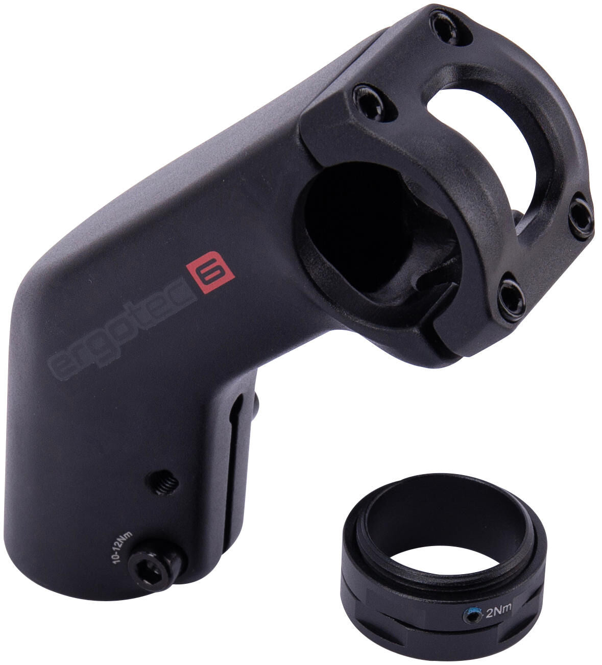 Ergotec stuurpen HighBarracuda Ahead 28.6 31.8, 90mm, 45°