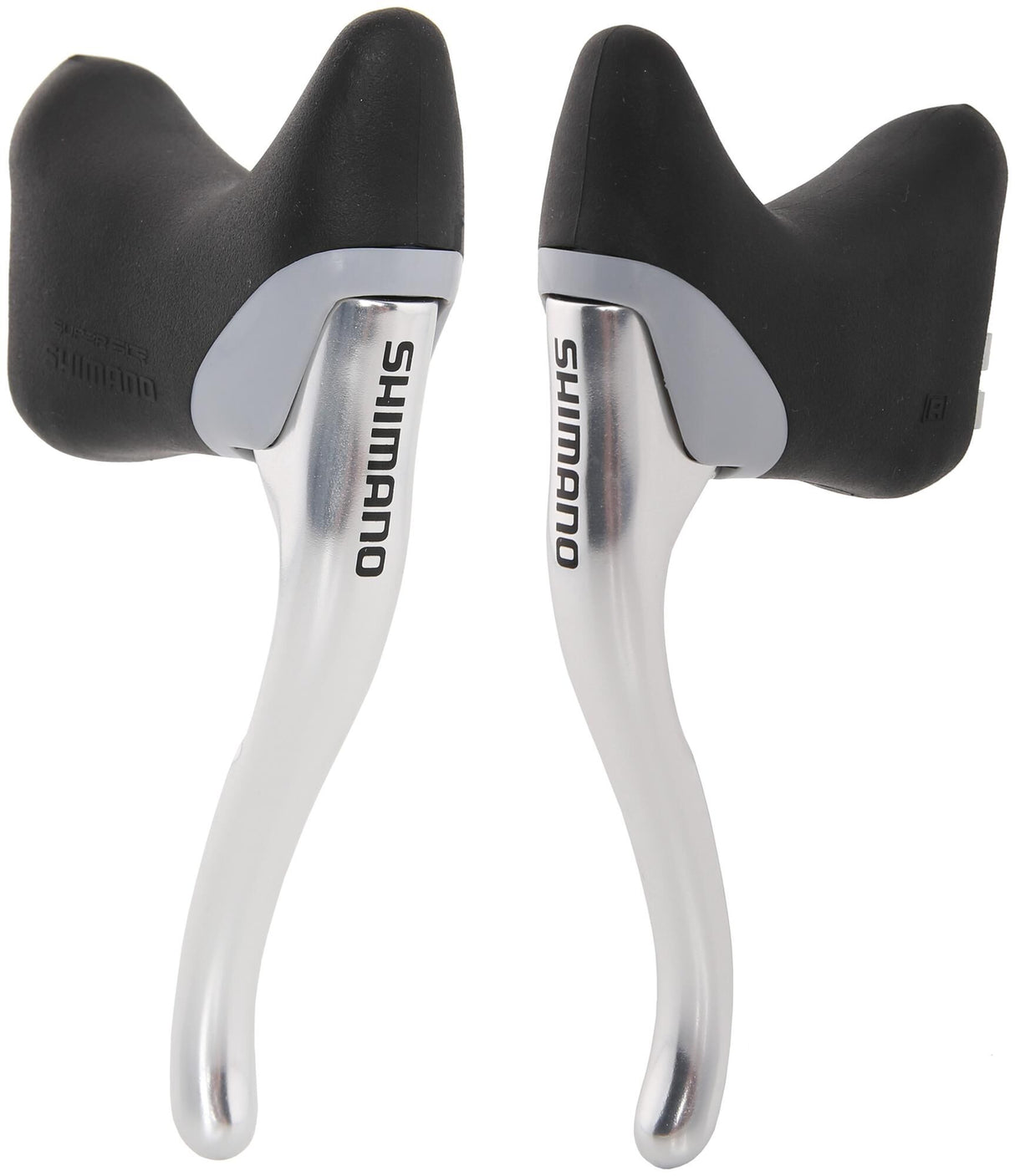 Shimano remgreep br.lever shim. blr400 pair sil.w.cab.+sle.