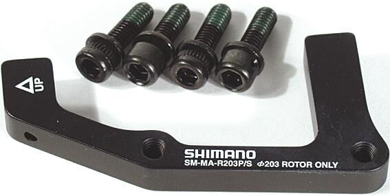 Shimano schijfrem adapter disc br.adapter shim. pm is 203mm rear