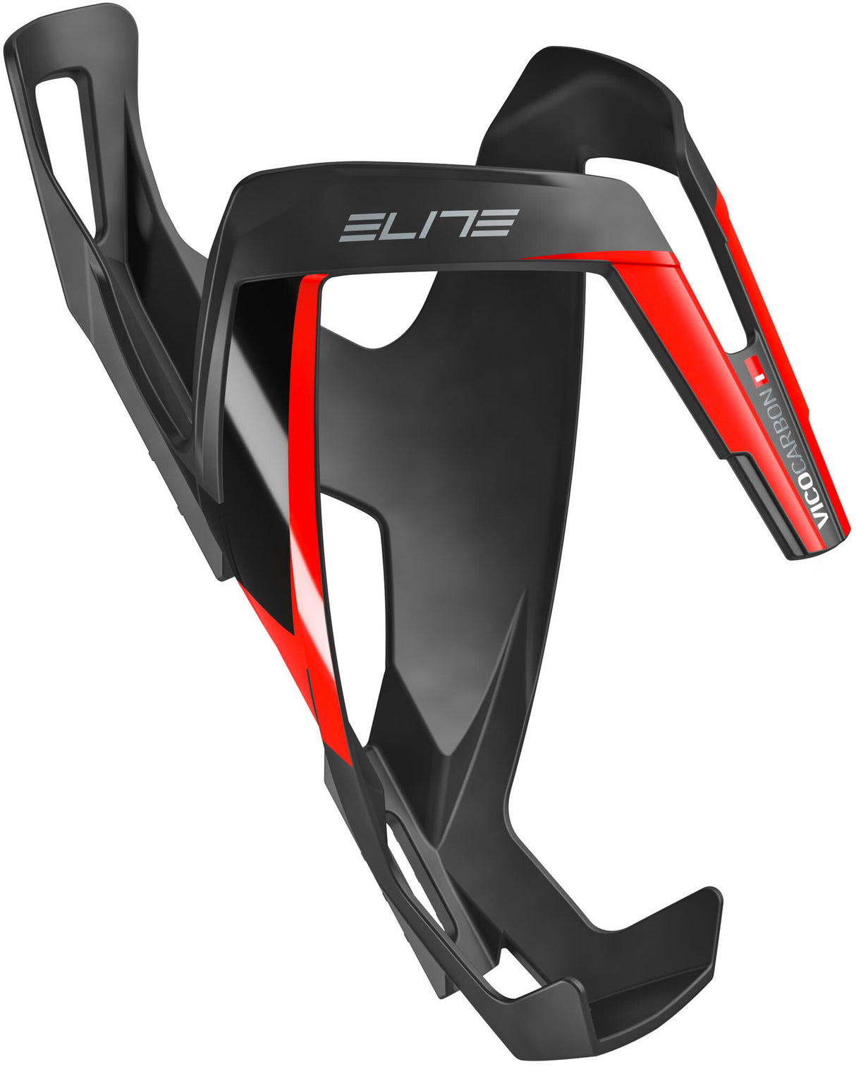 Elite bidonhouder vico carbon bidonhouder vico carbon matt red
